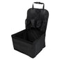 Pet Dog Car Seat with Storage Pockets Universal Pet Seat Cover for Small Medium Dogs Non-Slip Portable Travel Mat & Safety Bag