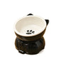 Pet Supplies Ceramic Cat Bowl Creative Slanted Mouth Dog Food Feeding Basin Non-slip Cute Pet Drinking Feeder Water Container