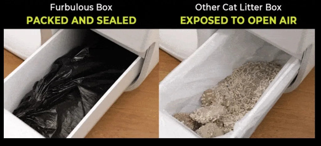 Trash Bag Box Automatic Cat Litter Box Self Cleaning Smart Cat Sandbox Large Capacity Cats Litter Box Accessories Pet Supplies