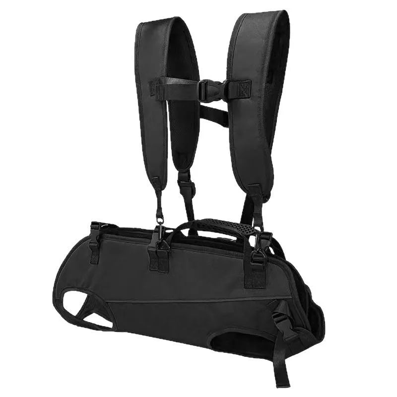 Pet Travel Backpack Shoulder Carrier Outdoor Hiking Walk Durable Comfortable Oxford Fabric Dog Carrying Bag Strap Fixation Bag