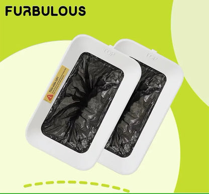 Trash Bag Box Automatic Cat Litter Box Self Cleaning Smart Cat Sandbox Large Capacity Cats Litter Box Accessories Pet Supplies