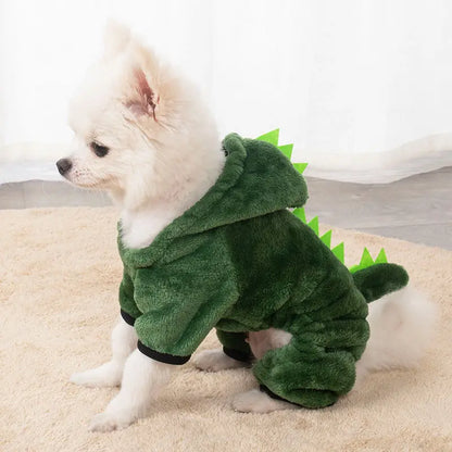 Pet Dog Clothes Soft Warm Fleece Dogs Jumpsuits Pet Clothing for Small Dogs Puppy Cats Hoodies Chihuahua Yorkshire Costume Coats
