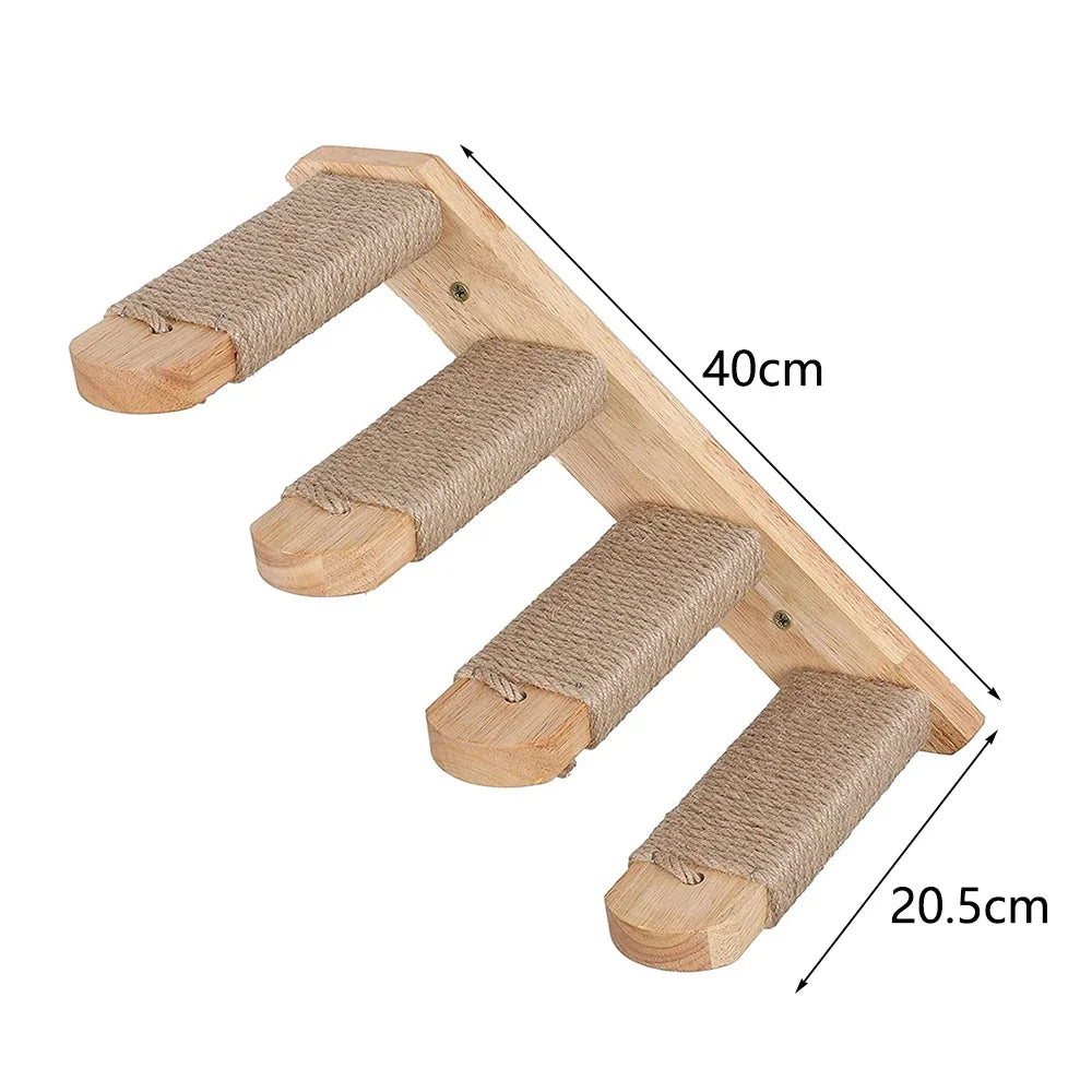 Cat Hammock Wall Mounted Foldable & Stable Cat Beds Breathable Cat Wall Shelves for Sleeping Playing Climbing and Lounging