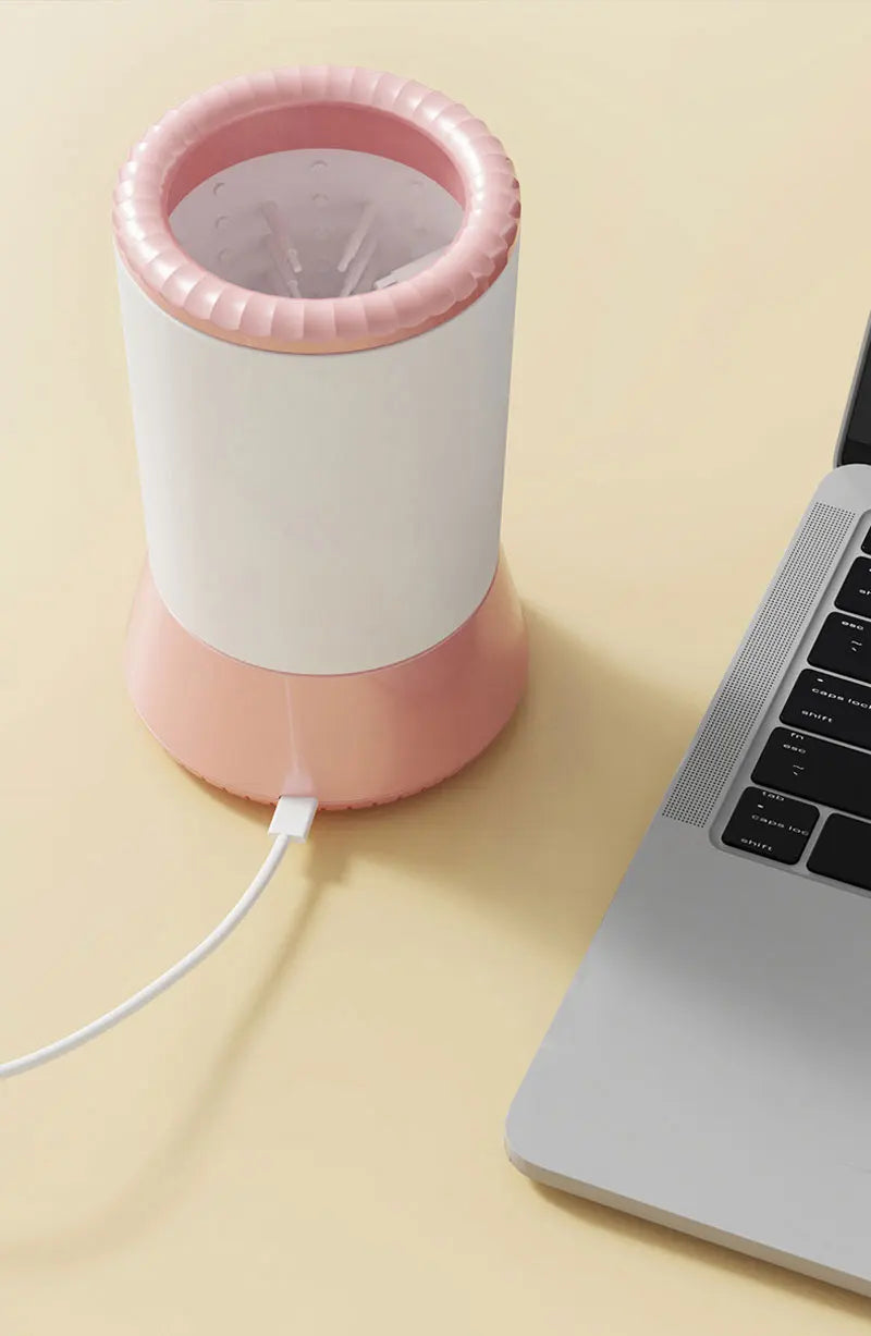 Pet Paw Cleaner Remove Dust Dirt Hair Comfortable Automatic Dog Paw Washer USB Rechargeable Foot Cleaning Machine Dog Brushes