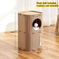 2 or 3 Story Cat Villa, Cat Climbing Frame, Shelter House, Multi-cat Family Cat House, Pet Cave, with Plush Ball But No Cushion