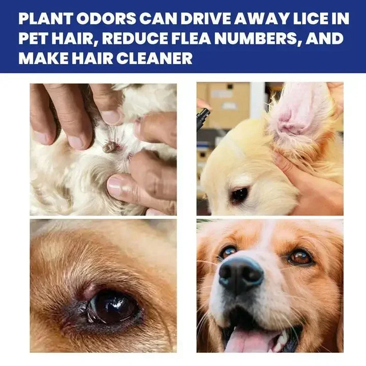 Pet Flea And Tick Repellent Spray Insect Killer Anti Itch Relief Mild Safe Insect Repellent Spray For Dog Cat Pet Care Supplies