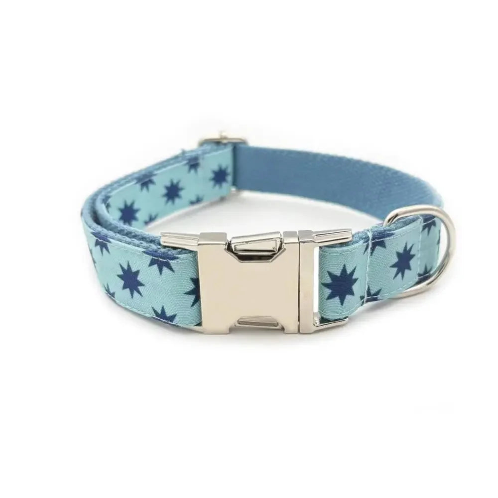 Free Engraving Personalized Dog Collars,Matching Leashes,Customized ID Name Contacts Muilti Design Adjustable Pet Collars