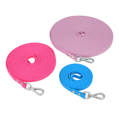 Long PVC Pet Leashes Traction Lead Rope For Medium Big Dogs Walk Training Dog Leashes Waterproof