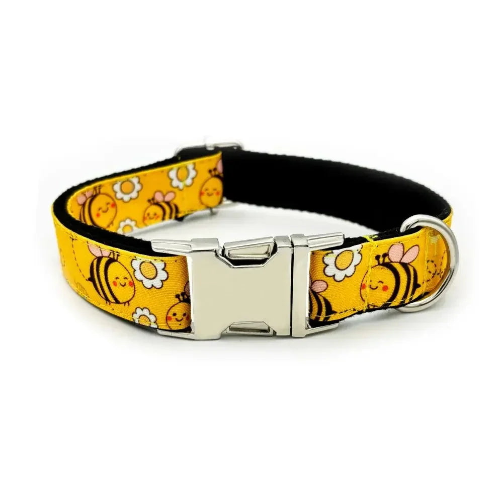 Free Engraving Personalized Dog Collars,Matching Leashes,Customized ID Name Contacts Muilti Design Adjustable Pet Collars