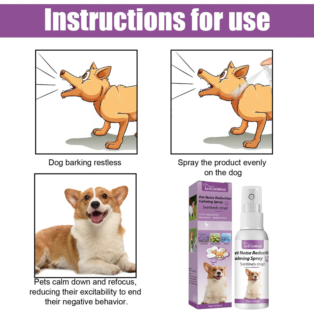 Pets Calming Spray Prevent Howling Relieve Stress Spray Manage Emotions Scratching Fighting Prevention Cat Anti-anxiety Liquid