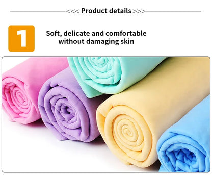 Soft PVA Pet Washing Wipes Pet Cat Dog Bath Towels Microfiber Strong Absorbent Towels Suitable for Dog Cat Pet Cleaning Towels