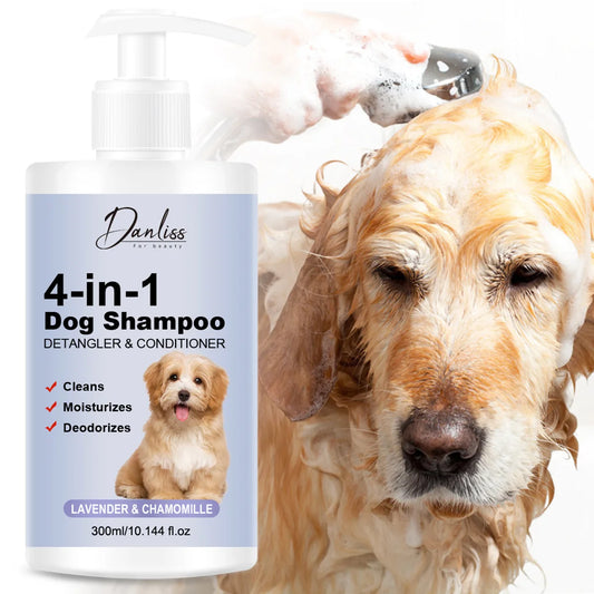Pet shampoo, cat and dog shampoo, pet cleaning, pet odor removal hair protection, making hair softer, preventing pet hair loss
