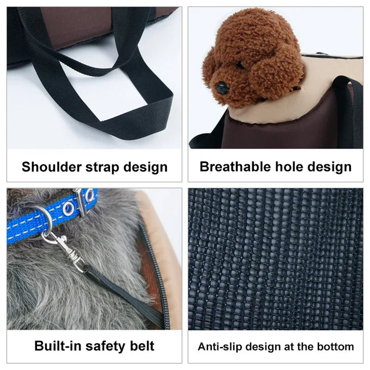 Portable One-Shoulder Pet Bags Outgoing Breathable Pet Dogs Cats Carrier Outdoor Travel Handbag For Puppy Chihuahua Teddy