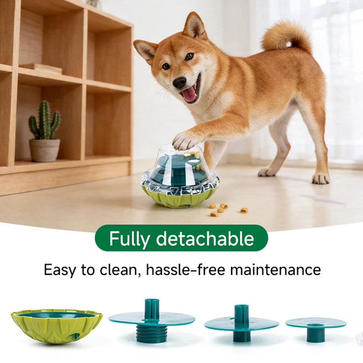 Pet Dog Fun Bowl Feeding Toys Dog Cat Shaking Leakage Food Ball Food Dispenser Tumbler Feeder Pet Interactive Toys Pet Supplies