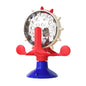 Dog Toys Cat Feeding Interactive Wheel Toys Pet Leaking Food Training Ball Slow Dog Cat Feeder Funny Dog Wheel Interactive Toy